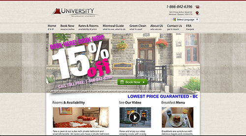 University Bed &  Breakfast